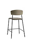 Lucy 25" counter stool, lite grey, set of 2