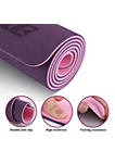 EchoSmile 0.24 inch purple yoga mat