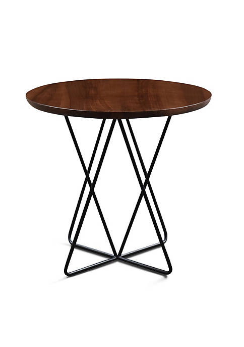 Gingko Milo side table, black base