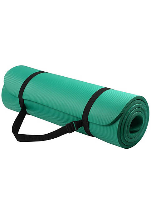 The Hensley 1/2-Inch Yoga Mat, Green