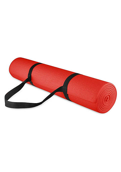 The Hensley 1/4-Inch Yoga Mat, Red