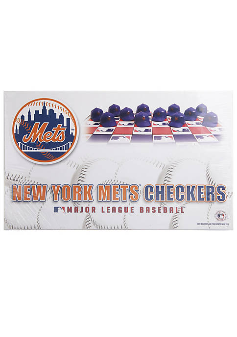 MLB New York Met Vs Braves Rivalry Miniature Helmet Toy Checkers