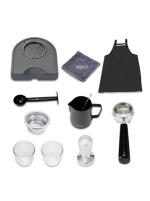 Cyetus Barista Black Espresso Machine for At Home Use with Milk Steam  Frother Wand for Espresso, Cappuccino and Latte 