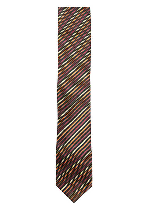 Dolcepunta Mens Lined Striped Tie