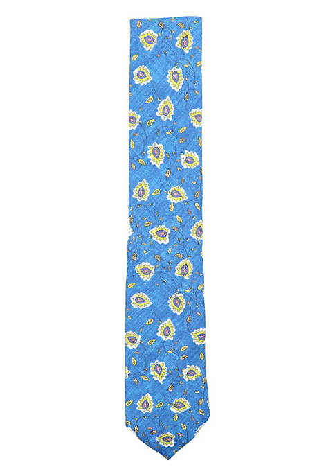 Altea Mens Italian Floral Design Necktie