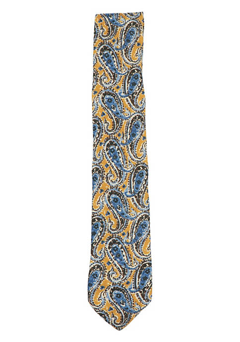 Gierremilano Mens Paisley Design Necktie