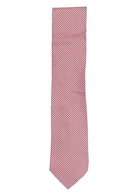 Ermenegildo Zegna Mens Silk Geometric Patterned Tie