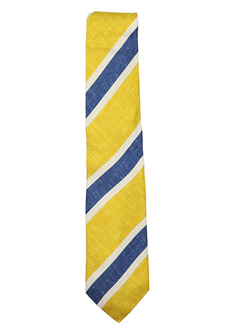 Luigi Borrelli Mens Diagonal Striped Tie