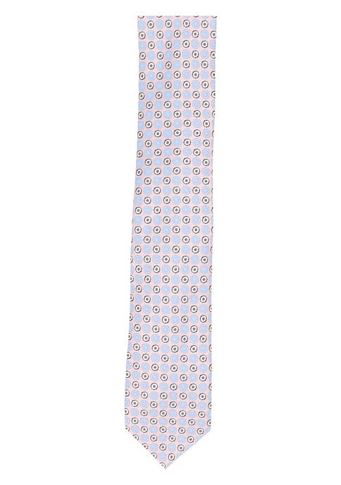 Dolcepunta Mens Silk Necktie with Big and Small