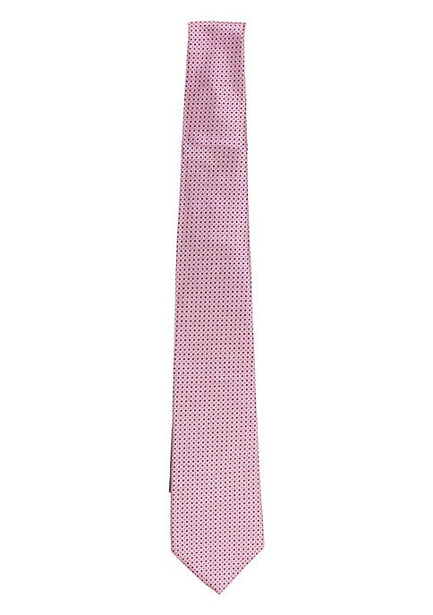 Canali Mens Micro Square Pattern Necktie