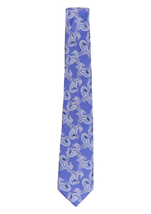 Canali Mens Paisley Print Necktie