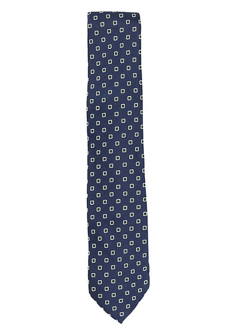 Bigi Cravatte-Milano Mens Micro Floral Silk Necktie