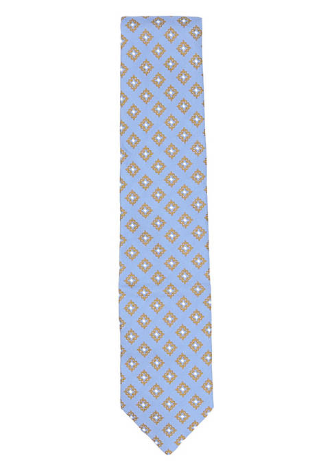 Bigi Cravatte-Milano Mens Diamond Pattern Necktie
