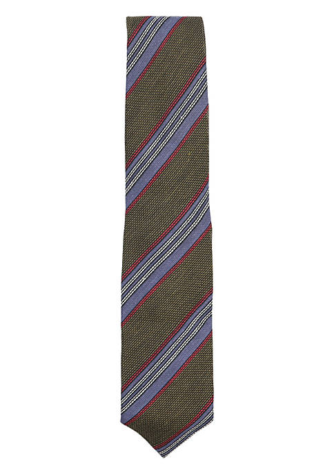 Bigi Cravatte-Milano Mens Volga Linen and Silk Necktie