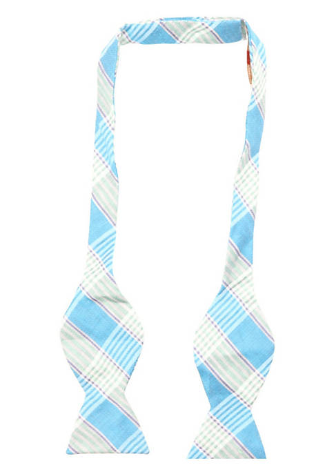 Carrot and Gibbs Mens Plaid Bow Tie