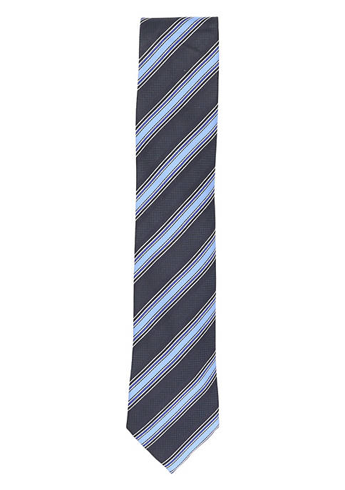 Ermenegildo Zegna Mens Diagonal Stripe Necktie