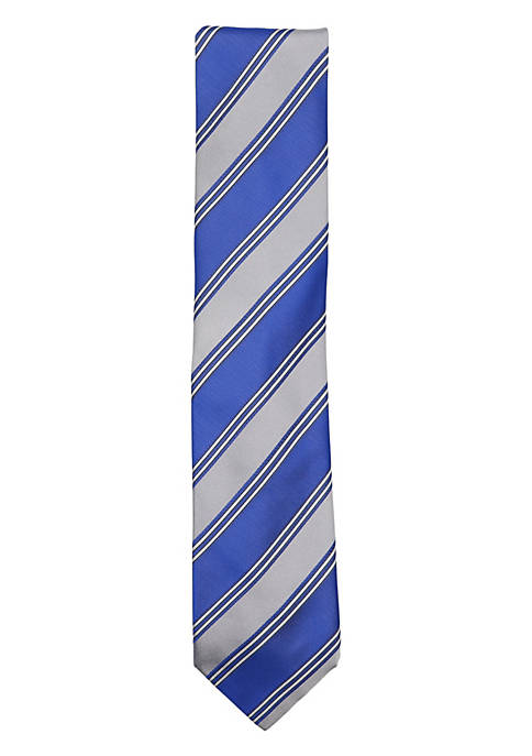 Dolcepunta Mens Diagonal Striped Necktie