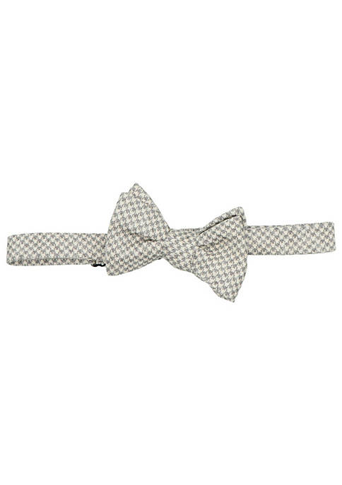 Edward Armah Mens Houndstooth Patterned Bow Tie