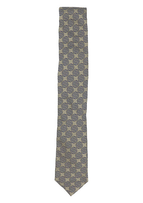 Altea Milano Mens Silk Necktie with Zebra Stripe