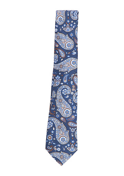 Canali Mens Floral Mosaic Necktie