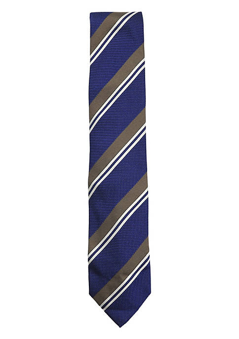Bigi Cravatte-Milano Mens Diagonal Multi Striped Necktie
