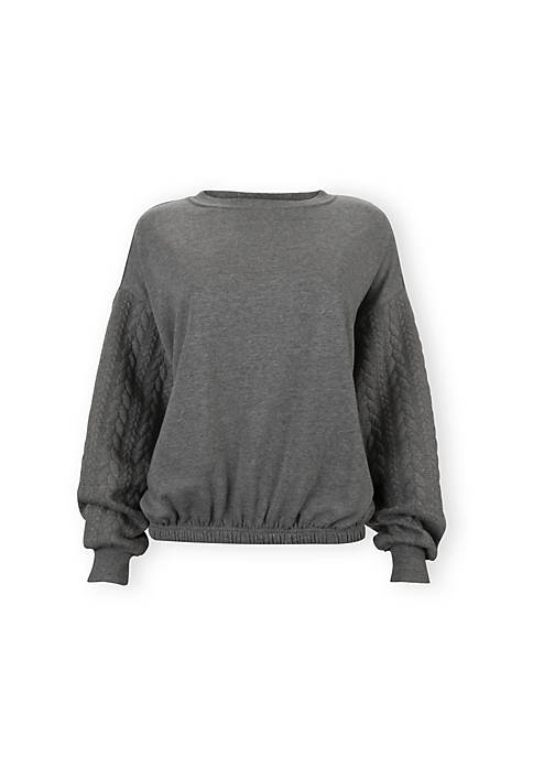 I Am by Studio 51 Mix Media Pullover,