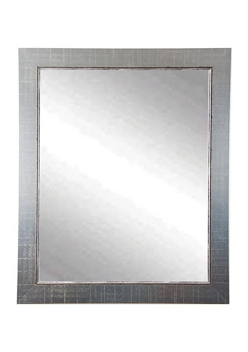 BrandtWorks Home Indoor Decorative Silver Lined Wall Mirror