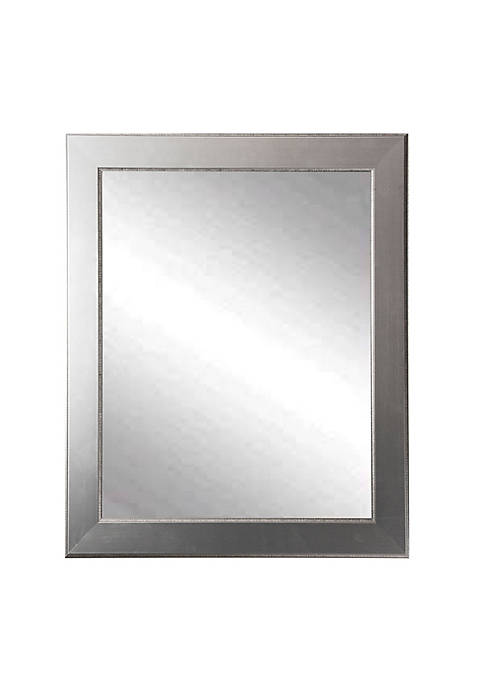 BrandtWorks Traditional Silver Framed Entry Way Wall Mirror