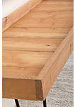 Home Indoor Decorative Wooden Storage Top Hairpin Leg Table
