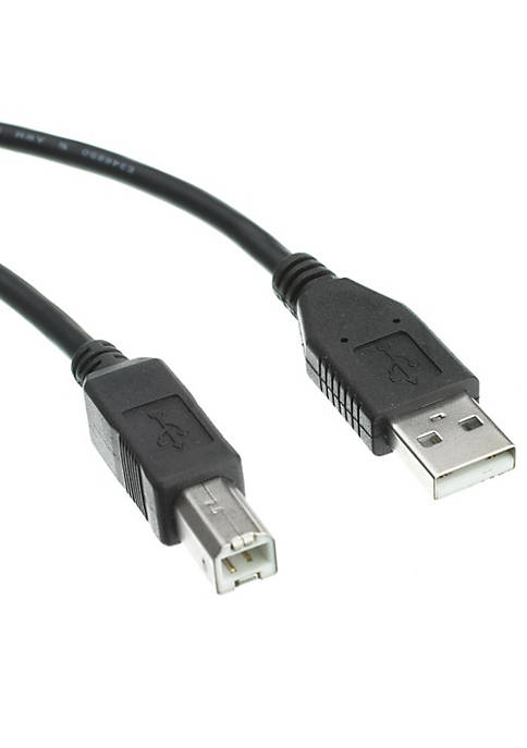 Cable Wholesale USB 2.0 Printer/Device Cable, Black, Type