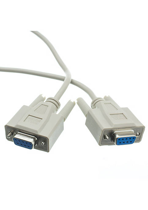 Cable Wholesale Null Modem Cable, DB9 Female, UL