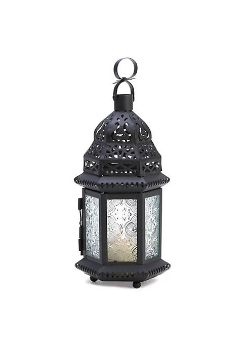 Koehler Modern Decorative Clear Glass Moroccan Lantern