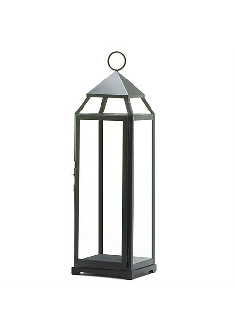 Koehler Modern Decorative Tall Black Contemporary Lantern