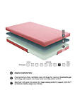 Aura 7 in. Pink Full Gel-Infused Memory Foam Mattress Set
