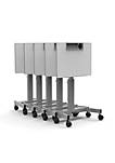 Pneumatic Adjustable Height Flip-Top Student Desk/Nesting Desk