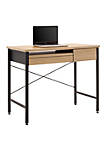 Ashwood Compact Desk - Ashwood / Graphite