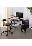 Ashwood Convertible Desk - Ashwood / Graphite