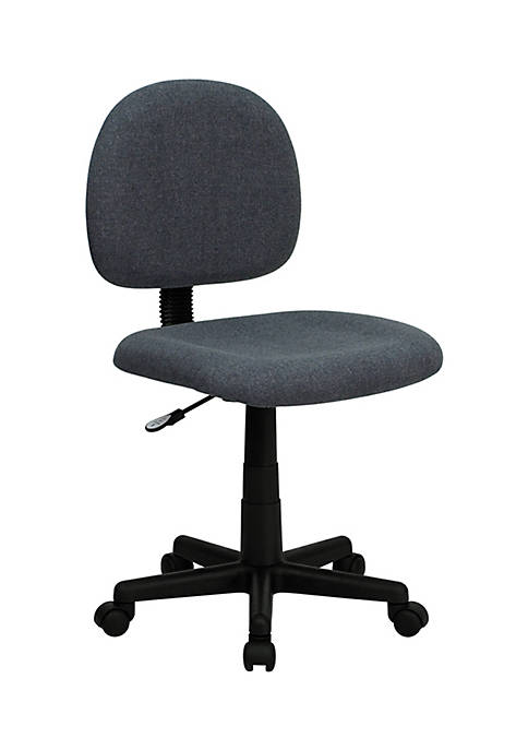 Flash Furniture Mid-Back Ergonomic Gray Fabric Task Chair