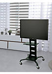WPSMS51 51 Inch Plasma Stand with 4 Inch Casters- Black