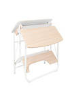 Stow Away Desk Folding Desk - White/Maple