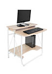 Stow Away Desk Folding Desk - White/Maple