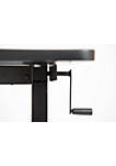 60" High Speed Crank Adjustable Desk - Black