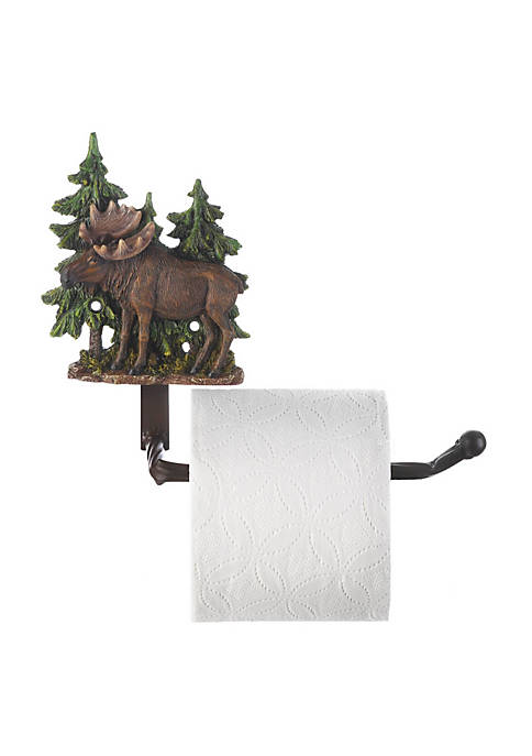 Accent Plus Contemporary Decorative Moose Toilet Paper Holder