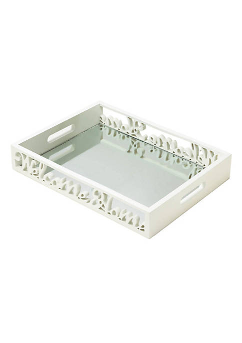 Accent Plus Contemporary Welcome Home Mirror Tray