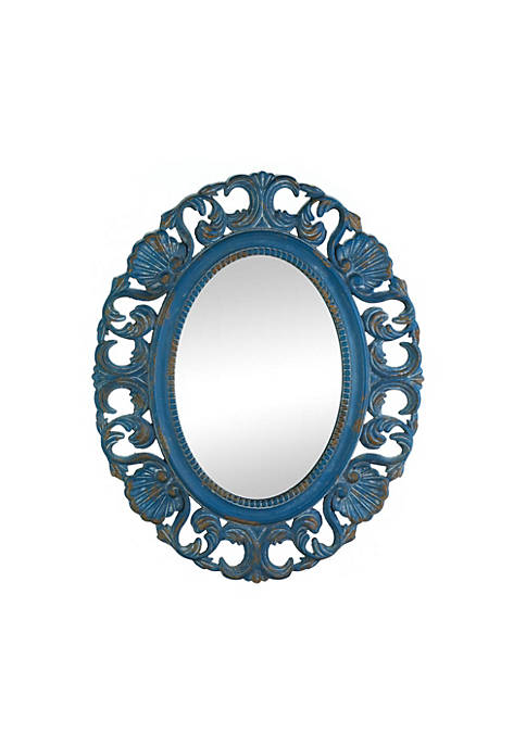 Accent Plus Vintage Belle Blue Mirror
