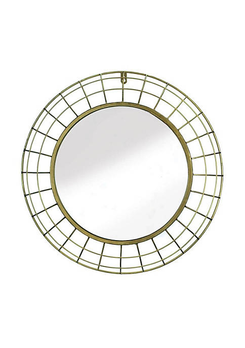 Accent Plus 10018577 Golden Wire Dome Framed Wall