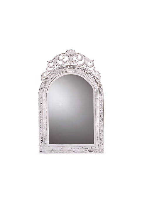 Eastwind Gifts 31586 Distressed White Framed Wall Mirror