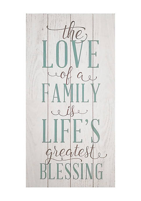 Modern Decorative The Love Of A Family Is A LifeS Greatest Blessing Wall Art