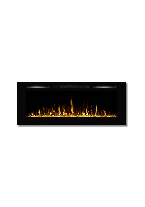 Moda Flame Modern 50&quot; Cynergy Crystal Stone Built-In
