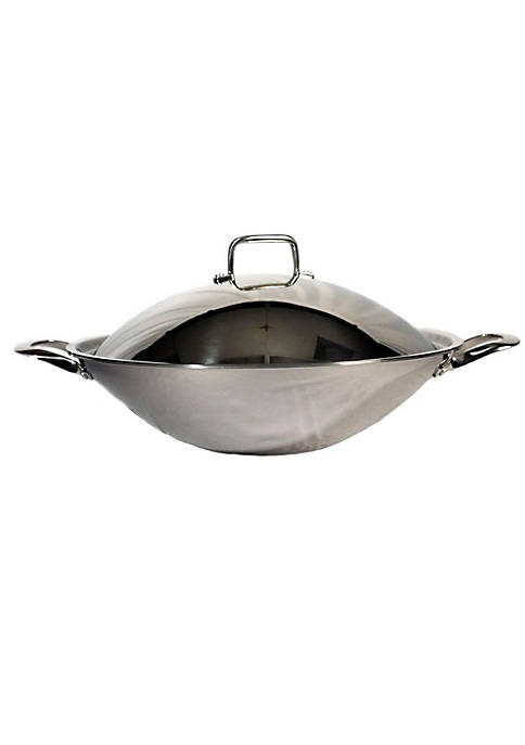 SL-PA400A 18 ft. Stainless Steel Pot with Lid 2 Ears